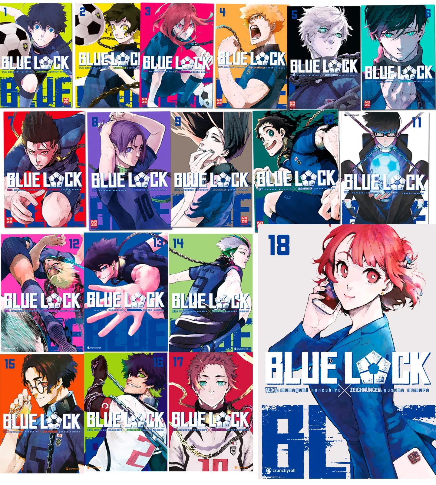 MANGA Blue Lock Band 1-18