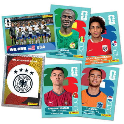 WM FIFA World Cup 2026 Stickerkollektion - Box mit 100 Tüten