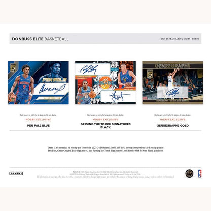 NBA 2023-24 Donruss Elite Basketball Hobby box