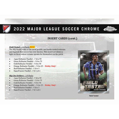 SOCCER 2022/23 Topps Chrome UEFA Club Competitions Hobby  ML