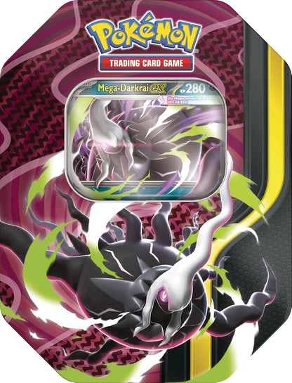Pokemon Mega-Kräfte alle 3x Tin Boxen 2026 Darkrai, Dragoran & Zeraora Tins im Set DE