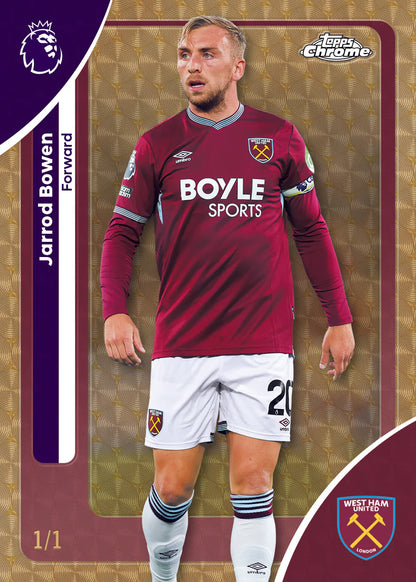 SOCCER 2026 Topps Chrome Premier League Tin Box EPL