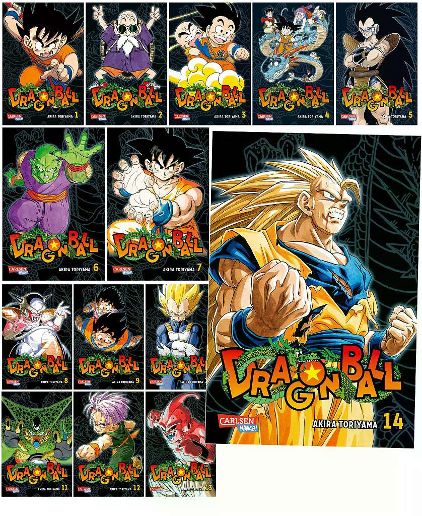 MANGA Dragon Ball Massiv Band 1-14