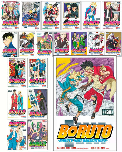 MANGA Boruto - Naruto the next Generation Band 1-20  komplette serie !
