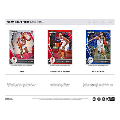 NBA 2021 Panini Prizm Draft Picks Collegiate Basketball choice box  1 Auto