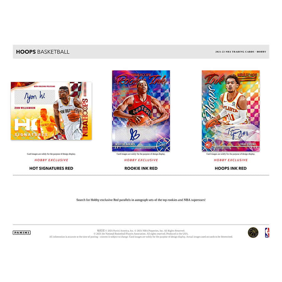 NBA 2021-22 panini hoops basketball hobby box