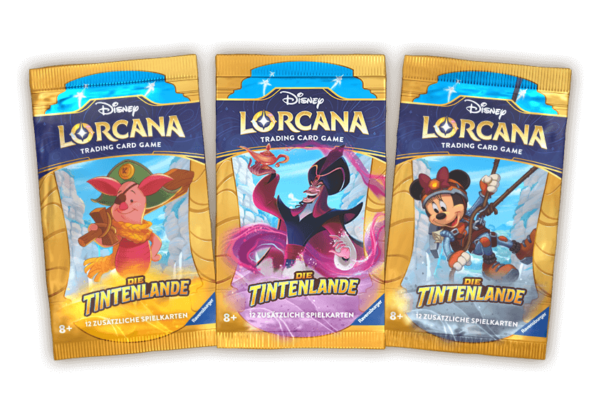 DISNEY Lorcana 3 –  Die Tintenlande Booster Display 1.Auflage, deutsch (oder englisch)