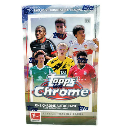 SOCCER 2020-21 Topps Bundesliga Chrome Hobby Box (1 Auto)