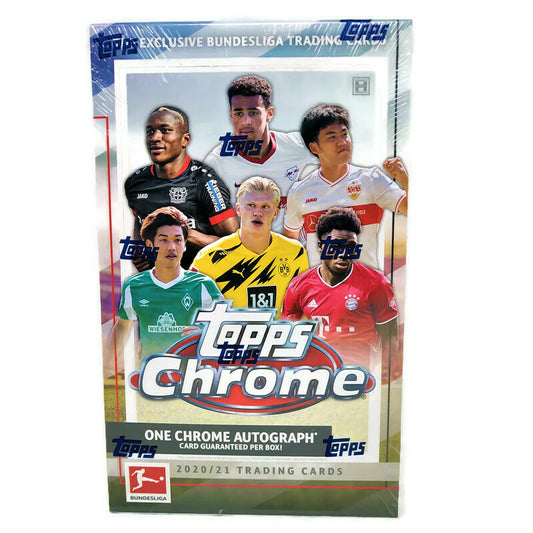SOCCER 2020-21 Topps Bundesliga Chrome Hobby Box (1 Auto)