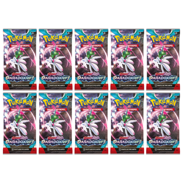 POKEMON Karmesin & Purpur Paradoxrift 10 Packs DE