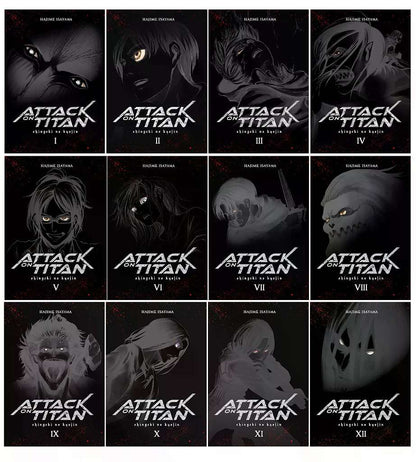 MANGA Attack on Titan Deluxe  1-12 komplette Serie !!!