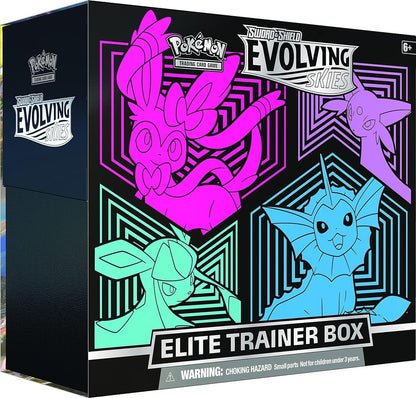 POKEMON Evolving Skies (Drachenwandel TTB) Elite Trainer Box ETB EN
