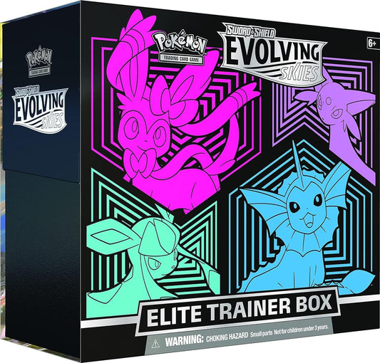 POKEMON Evolving Skies (Drachenwandel TTB) Elite Trainer Box ETB EN