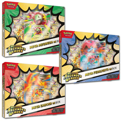 POKEMON Mega-Entwicklung Erhabene Helden Mega-Meganie-EX Kollektion DE (Vorbestellung !! erscheint voraussichtlich 24.April 2026)