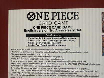 One Piece Card Game English Version 3rd Anniversary Set  EN
