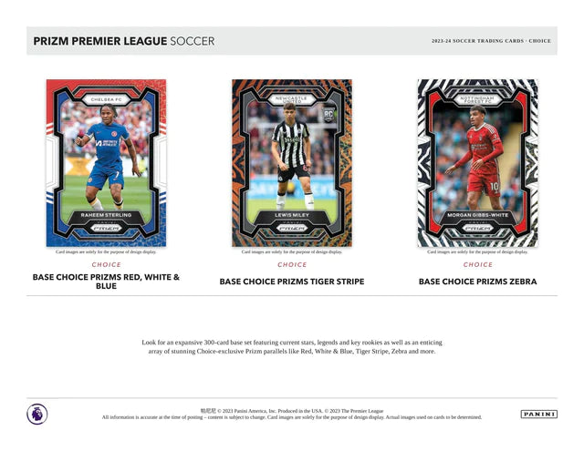 SOCCER 2023-24 Panini Prizm Premier League EPL Retail Box