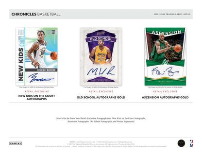 NBA 2022-23 Panini Chronicles NBA fat Box