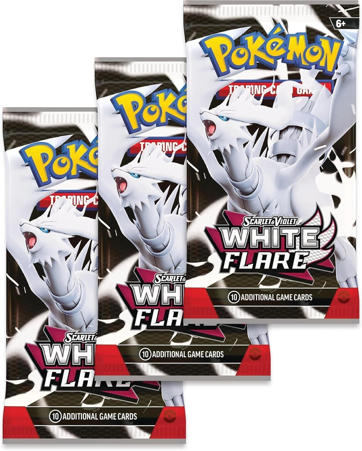 Pokemon White Flare Tech Sticker Collection 3er Blister EN