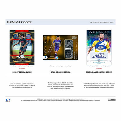 SOCCER 2021-22 Panini Chronicles Hobby Box 3 Auto !!