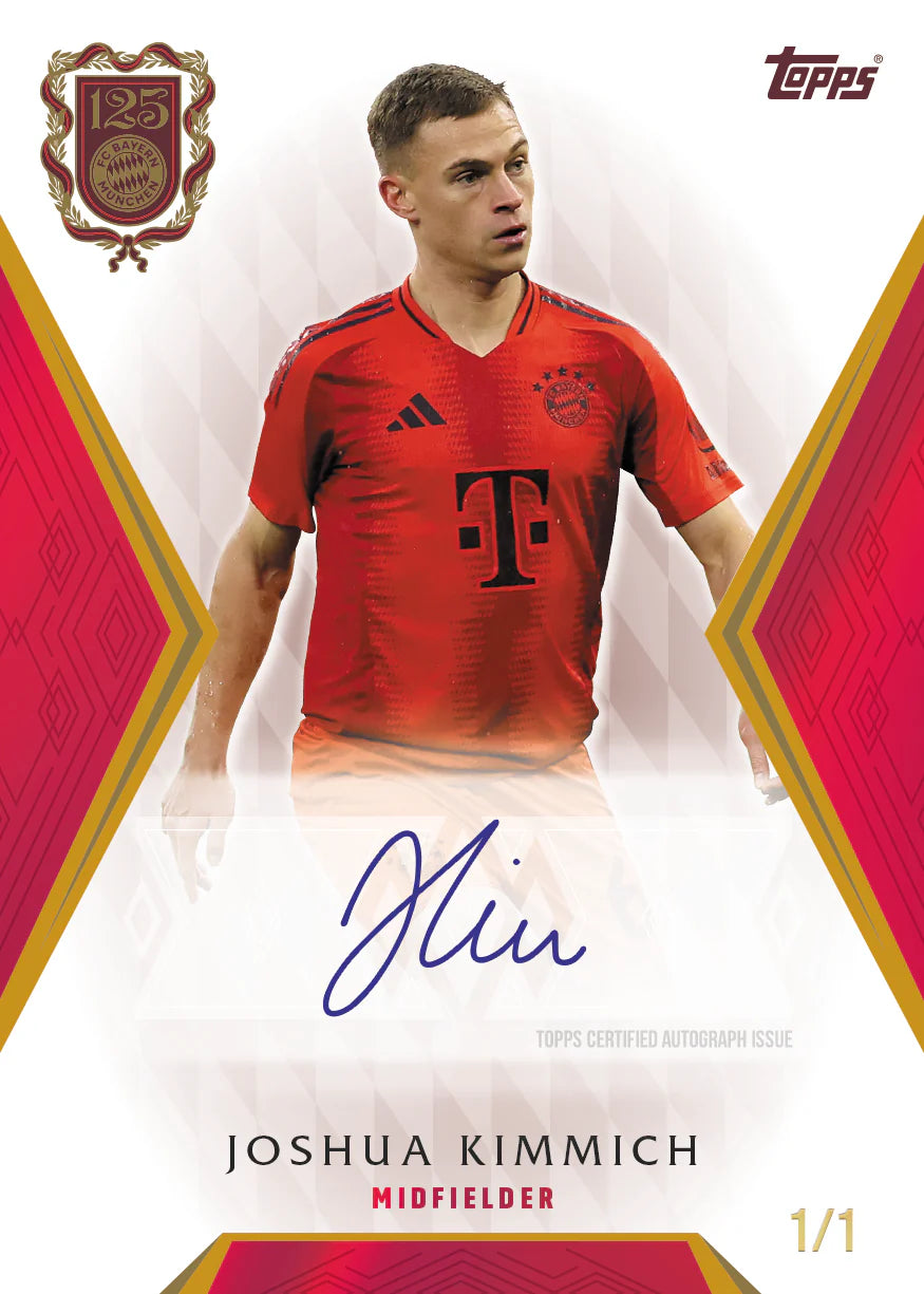 SOCCER Topps FC Bayern München 125th Anniversary Hobby Box 125 Jahre