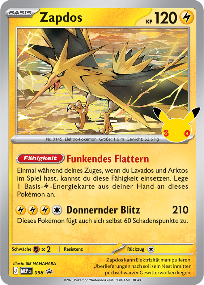 POKEMON 30 Jahre Poster-Kollektion (EVT 16. September 2026)
