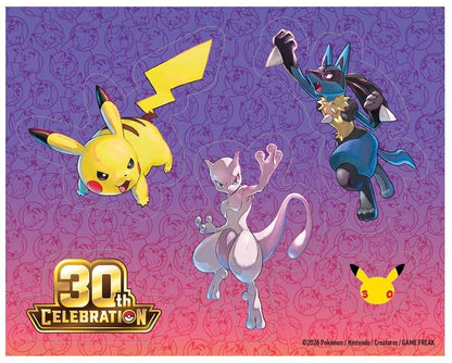 POKEMON 30 Jahre 3-er Pack Tech-Sticker-Kollektion DE (EVT September 2026)