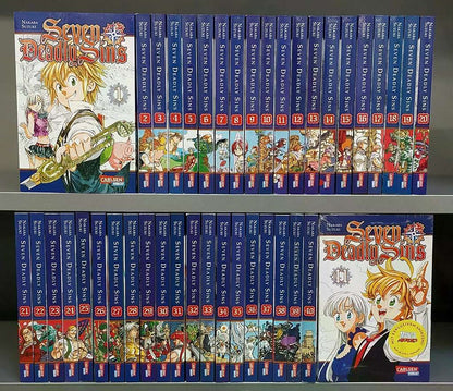 MANGA Seven Deadly Sins Carlsen Manga 1-41 komplette Serie !