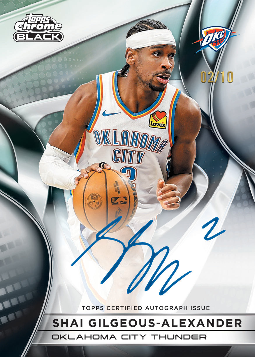NBA Topps Chrome Black Basketball 2025-26 - Hobby Box