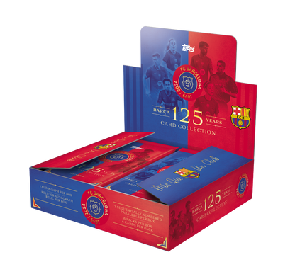 SOCCER Topps FC Barcelona 125th Anniversary - Hobby Box