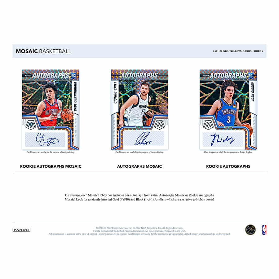 NBA 2021-22 Panini Mosaic Basketball Hobby box