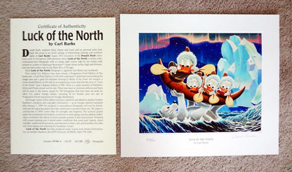 BARKS LITHOGRAPHIE Luck of the north (2000) (Signed Limited Edition, 595 Ex)