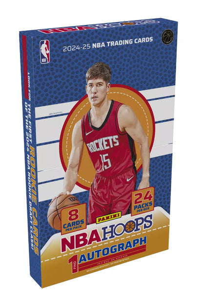 NBA 2024-25 Panini Hoops NBA Basketball Hobby Box (1) Autographed