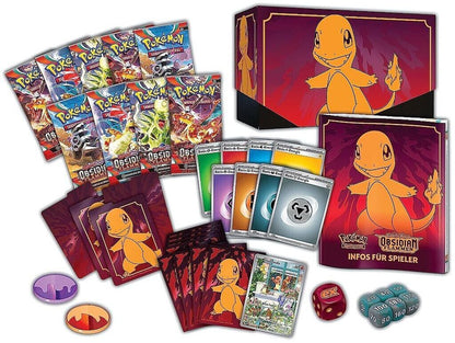 POKEMON Obsidian Flammen Top Trainer Box TTB  DE