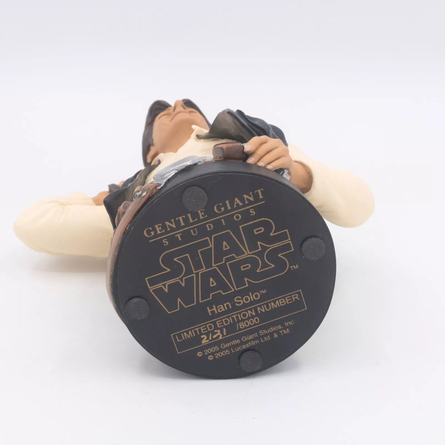 FIGUR Gentle Giant Star Wars Büsten Han Solo (2005) + Chewbacca (2006) Limited Edition