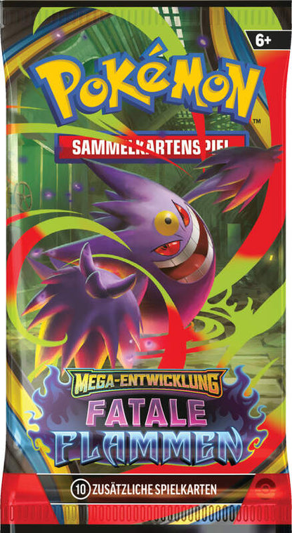POKEMON Mega-Entwicklung: Fatale Flammen Booster-Display (36 Packs) DE