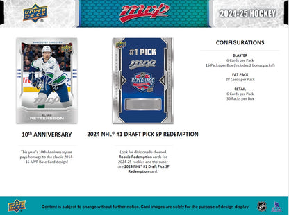 NHL 2024-25 Hockey MVP Retail Foil (Retail) Box