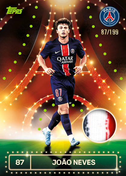 SOCCER Topps Paris Saint-Germain 2024/25 Team Set (1 auto or relic)