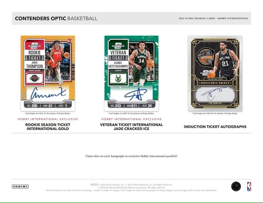 NBA Panini Contenders Optic 2023/24 Hobby International Box