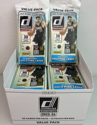 NBA 2023-24 Panini Donruss Basketball Fat Pack Box 12 Packs