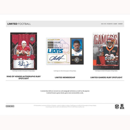 NFL 2023 panini limited football Box