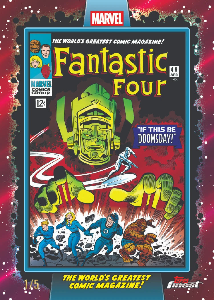 2026 Topps Finest Fantastic Four (4) Hobby Box