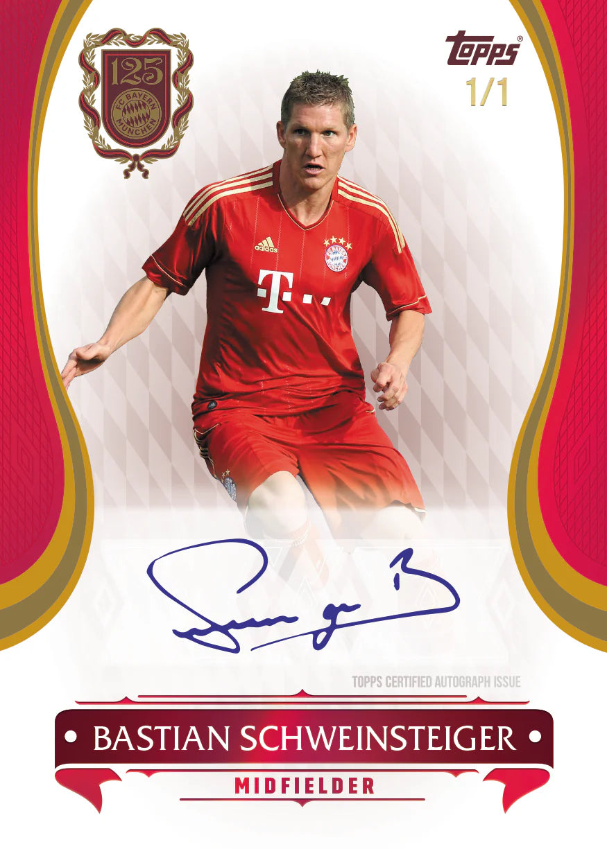 SOCCER Topps FC Bayern München 125th Anniversary Hobby Box 125 Jahre