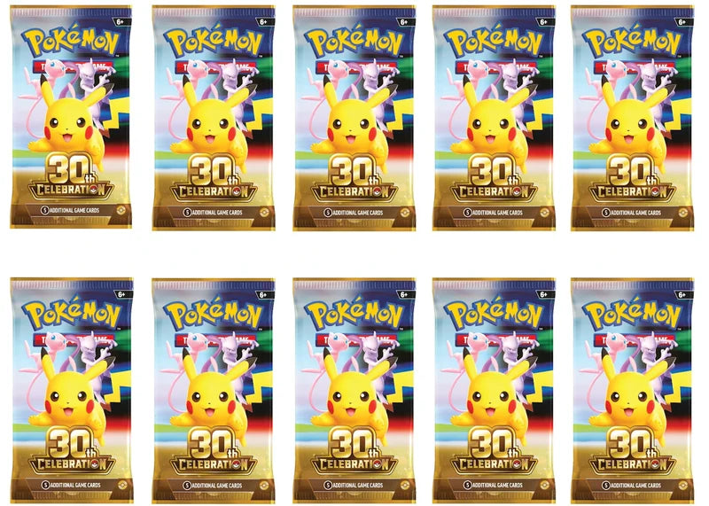 POKEMON – 30th Celebration 10 Booster Packs im Bundle EN
