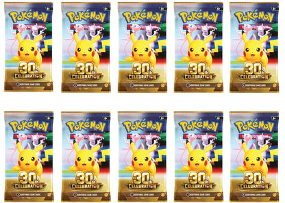 POKEMON – 30th Celebration 10 Booster Packs im Bundle EN