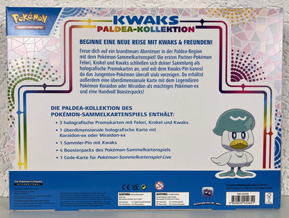 POKEMON: Paldea-Kollektion:  Kwaks Box DE