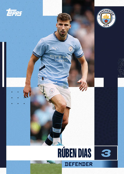 SOCCER Topps Manchester City FC Team Set 2024/25 (1 auto or relic)