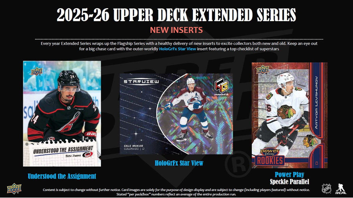 NHL 2025-26 Hockey Upper Deck Extended Series Mass Blaster Value Box