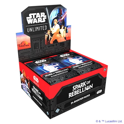 STAR WARS Unlimited Spark of Rebellion Set / Boosterdisplay+ Prer. Box+ Starter