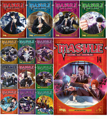 MANGA Mashle - Magic and Muscles Band 1-18 komplette Serie!