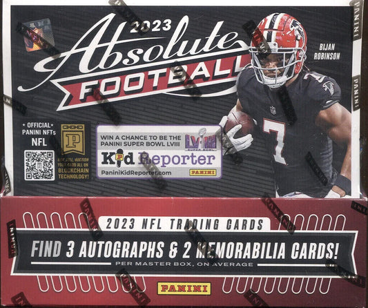 NFL 2023 Panini Absolute Football Card Box (2) Autographed Cards